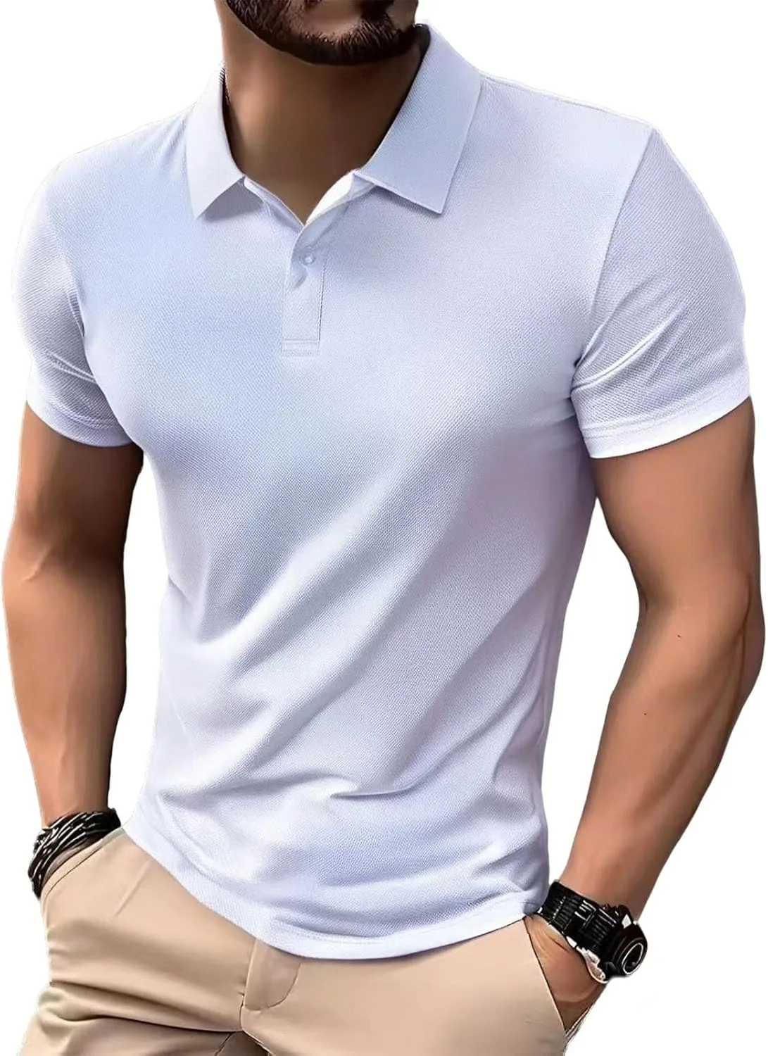 Мужская рубашка для гольфа Casual с коротким рукавом
Мужская рубашка для гольфа Casual с коротким рукавом