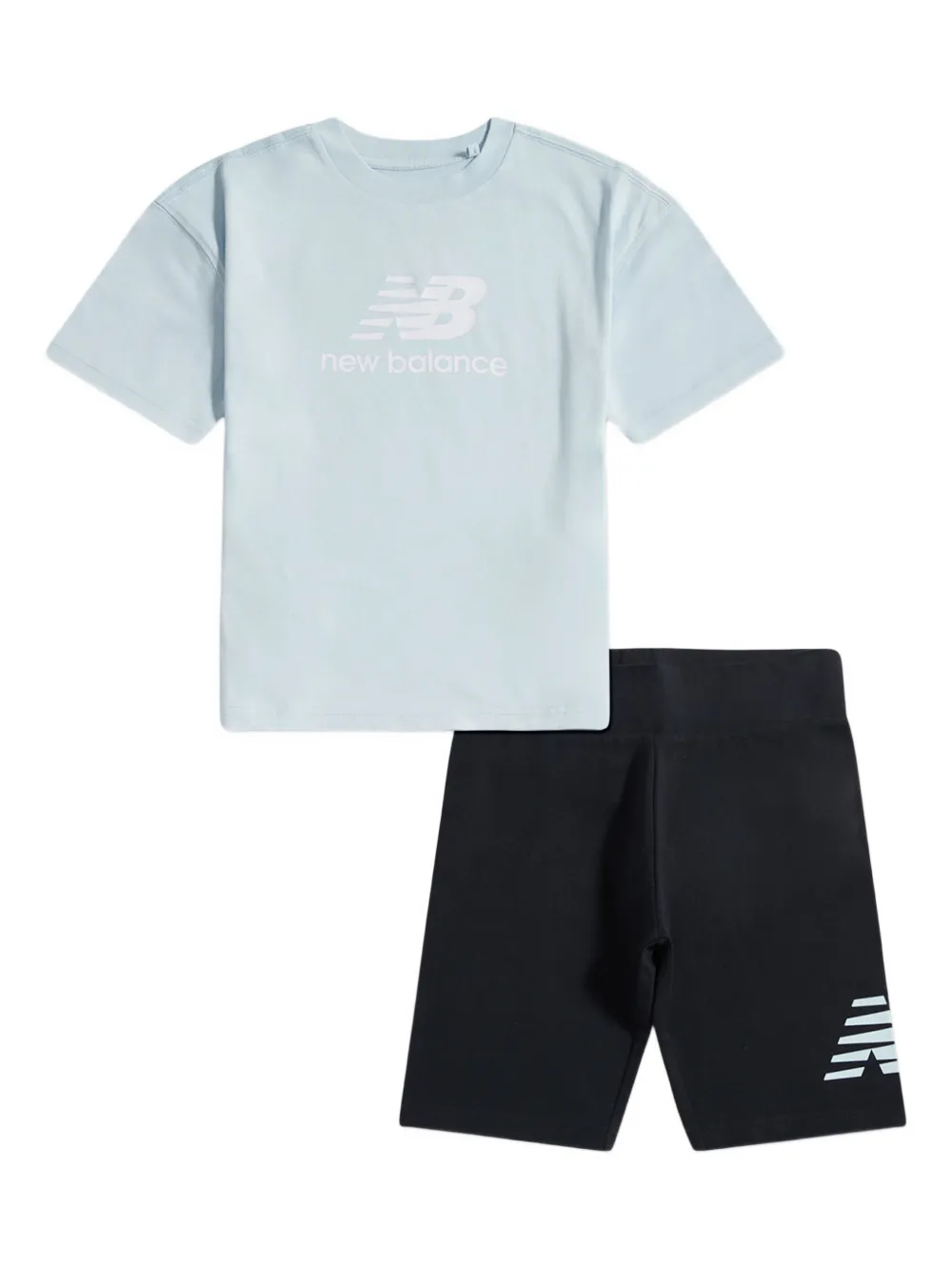 Комплект из шортов с логотипом New Balance Kids, синий
Комплект из шортов с логотипом New Balance Kids, синий