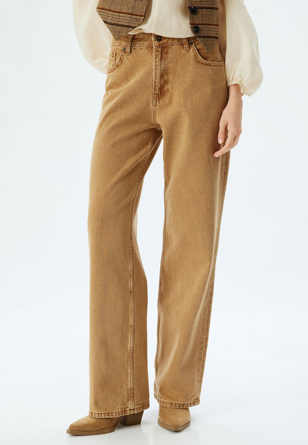 Джинсы свободного кроя Koton, горчично-желтый
Джинсы свободного кроя Koton, горчично-желтый