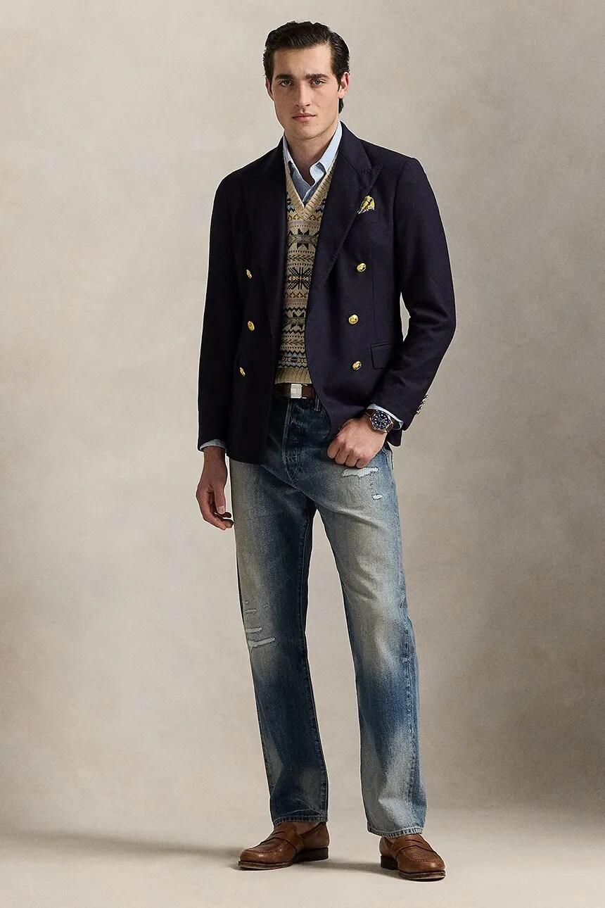 Хлопковые джинсы Polo Ralph Lauren, синий
Хлопковые джинсы Polo Ralph Lauren, синий