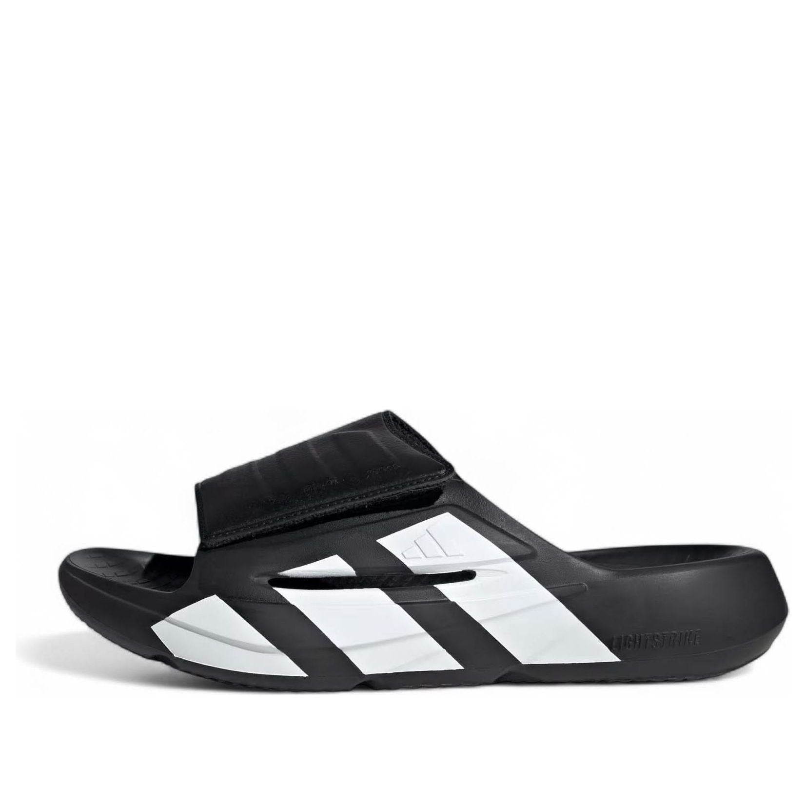 Шлепанцы adidas Lightblaze Slides 'Black White'
Шлепанцы adidas Lightblaze Slides 'Black White'