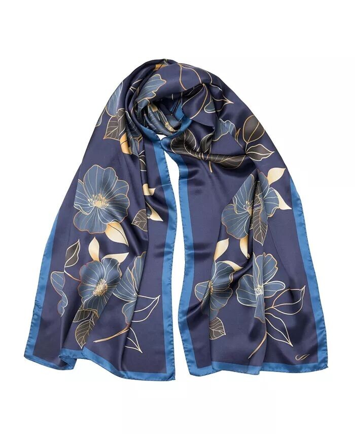 Лаура - Шелковый шарф/шаль для женщин Elizabetta, синий
Лаура - Шелковый шарф/шаль для женщин Elizabetta, синий