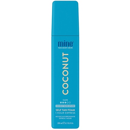 Пена-автозагар на кокосовой воде для ультра-темного загара - 200 мл Minetan
Пена-автозагар на кокосовой воде для ультра-темного загара - 200 мл Minetan