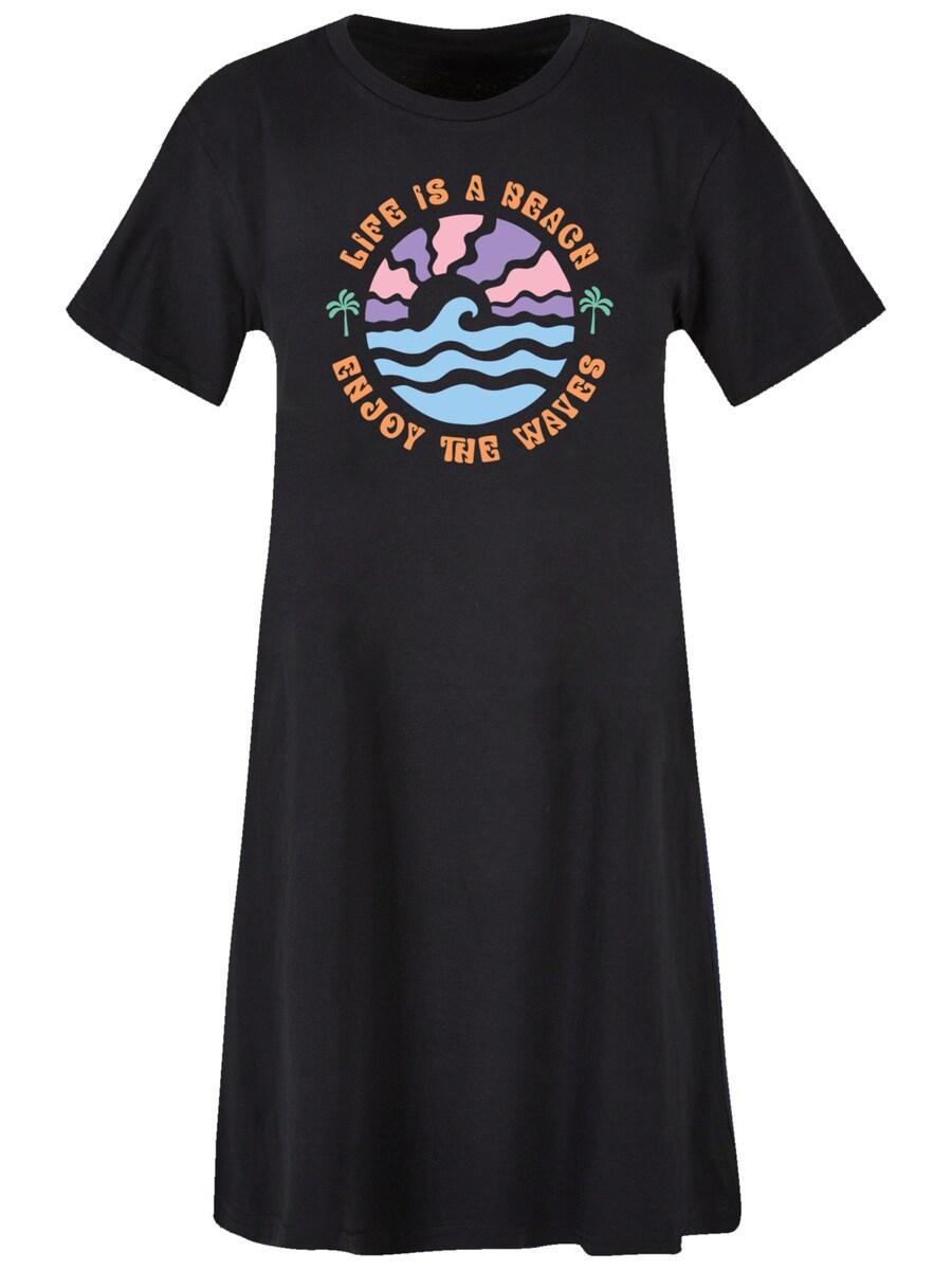 Платье F4NT4STIC Life Is A Beach Enjoy The Waves, черный
Платье F4NT4STIC Life Is A Beach Enjoy The Waves, черный