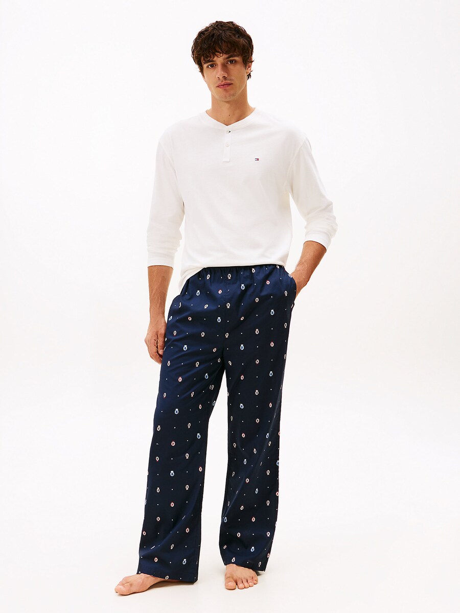 Длинная пижама Tommy Hilfiger Underwear, темно-синий/белый
Длинная пижама Tommy Hilfiger Underwear, темно-синий/белый
