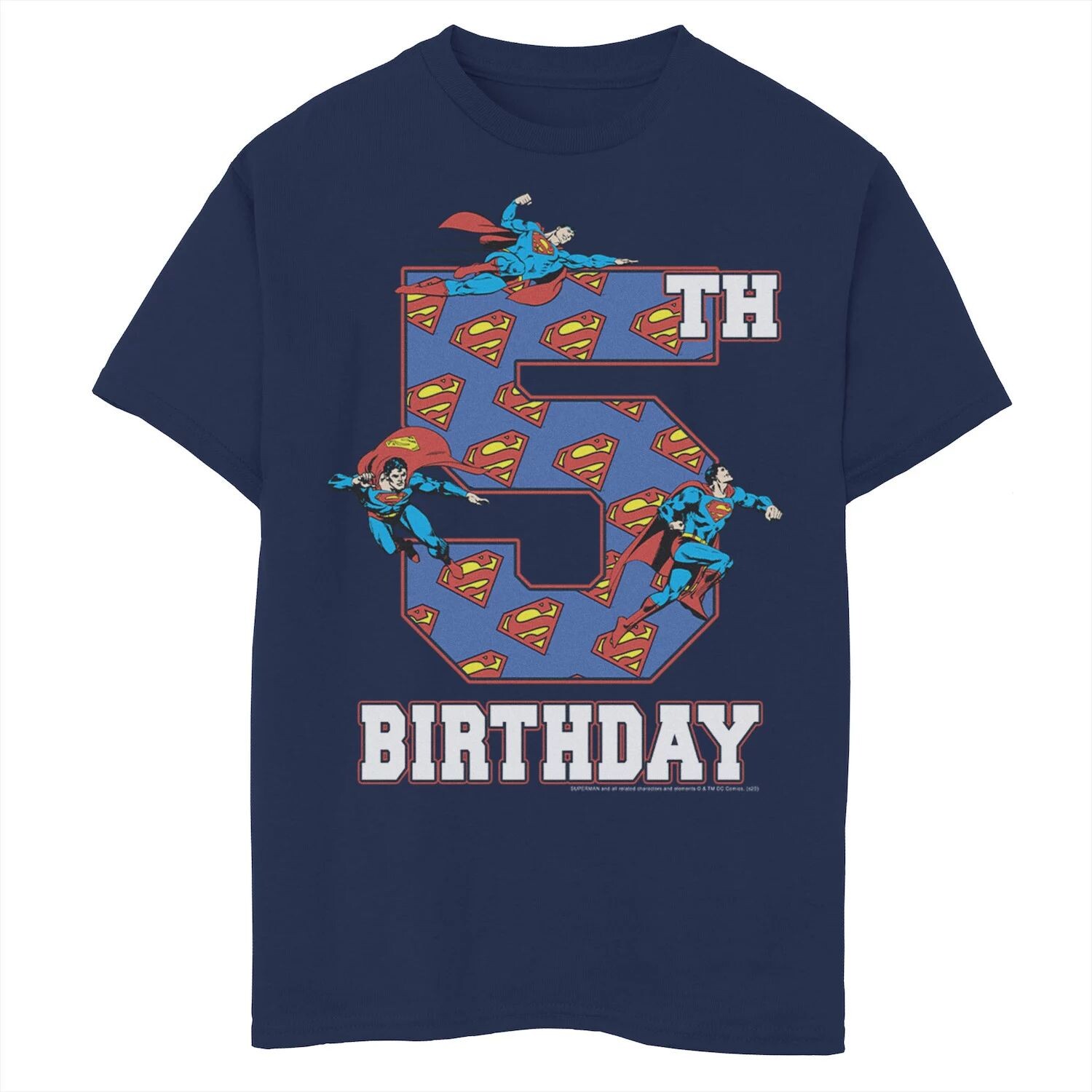 Футболка с графическим рисунком на день рождения Супермена для мальчиков 8–20 лет с логотипом DC Comics Licensed Character
Футболка с графическим рисунком на день рождения Супермена для мальчиков 8–20 лет с логотипом DC Comics Licensed Character