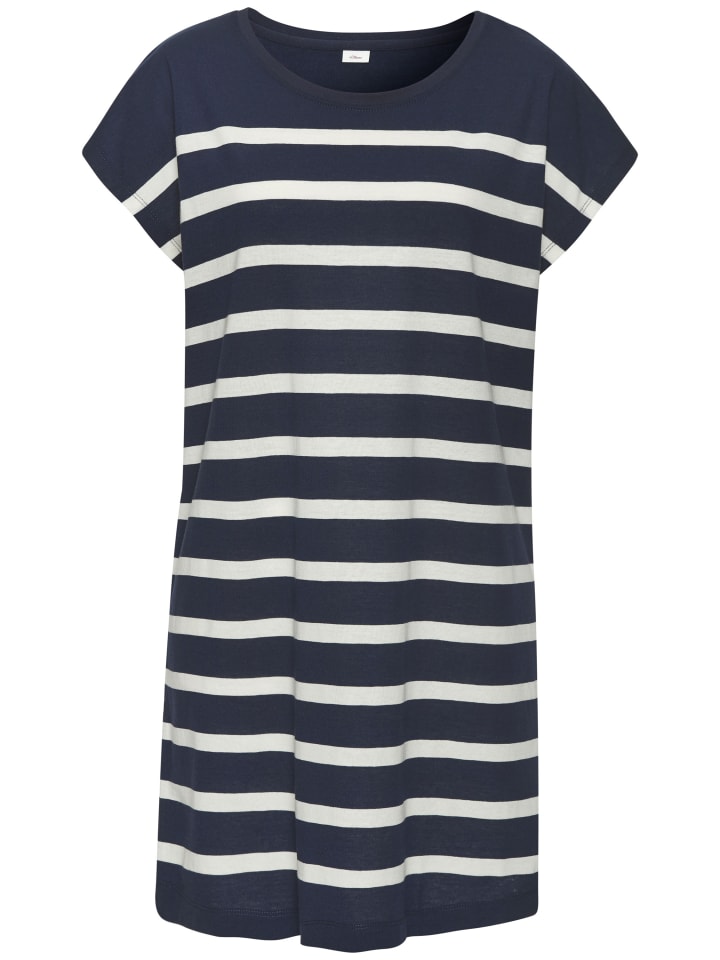 s.Oliver Ночная рубашка в темно-синюю и белую полоску
s.Oliver Ночная рубашка в темно-синюю и белую полоску