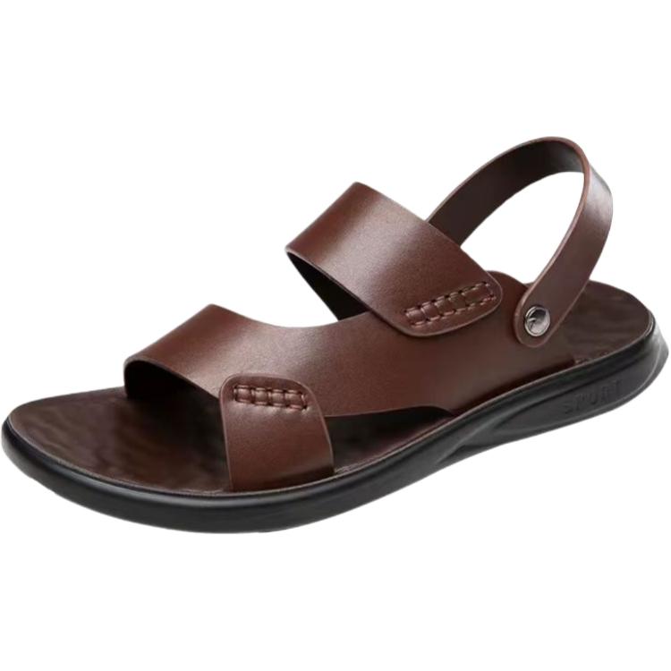JIETEGONGYANG Мужские пляжные сандалии коричневые, цвет Brown
JIETEGONGYANG Мужские пляжные сандалии коричневые, цвет Brown
