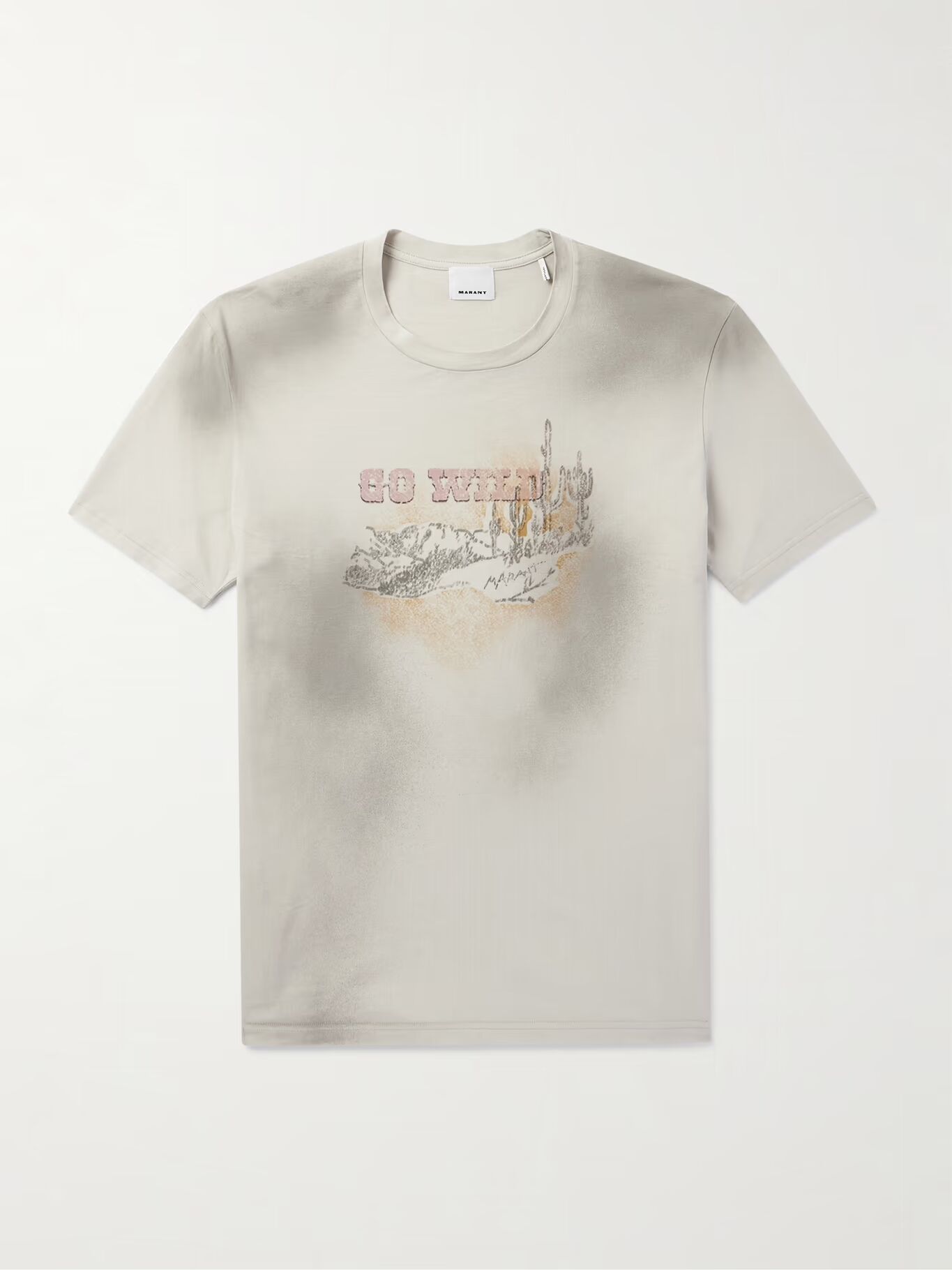 Футболка Honore из хлопкового джерси с принтом ISABEL MARANT, нейтральный
Футболка Honore из хлопкового джерси с принтом ISABEL MARANT, нейтральный