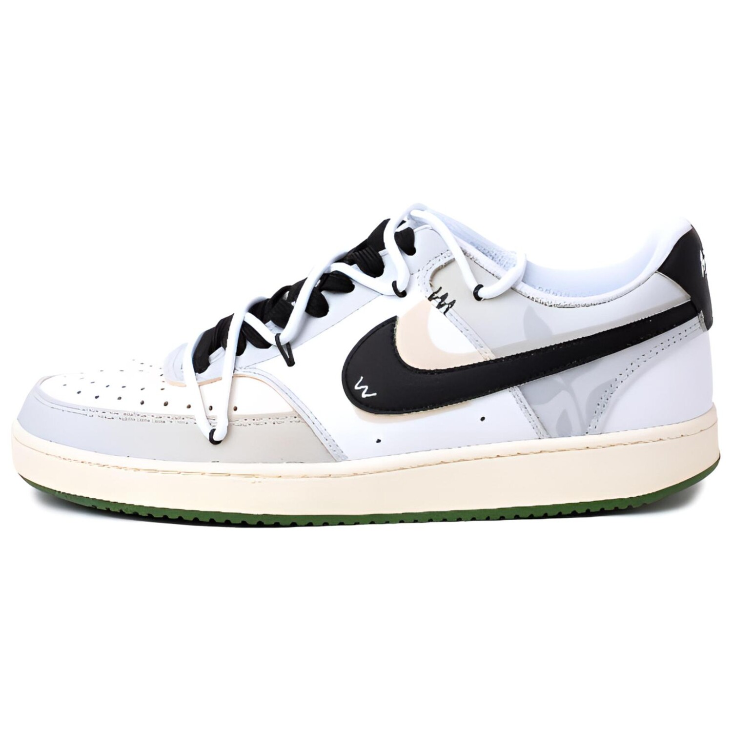 Кроссовки Nike Court Vision 1 Skateboarding Shoes Unisex Low-top Black/white/gray, черный/белый/серый
Кроссовки Nike Court Vision 1 Skateboarding Shoes Unisex Low-top Black/white/gray, черный/белый/серый