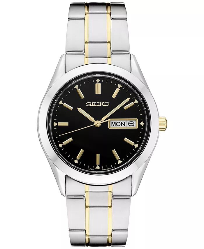 Мужские двухцветные часы-браслет из нержавеющей стали Essential 40 мм Seiko
Мужские двухцветные часы-браслет из нержавеющей стали Essential 40 мм Seiko