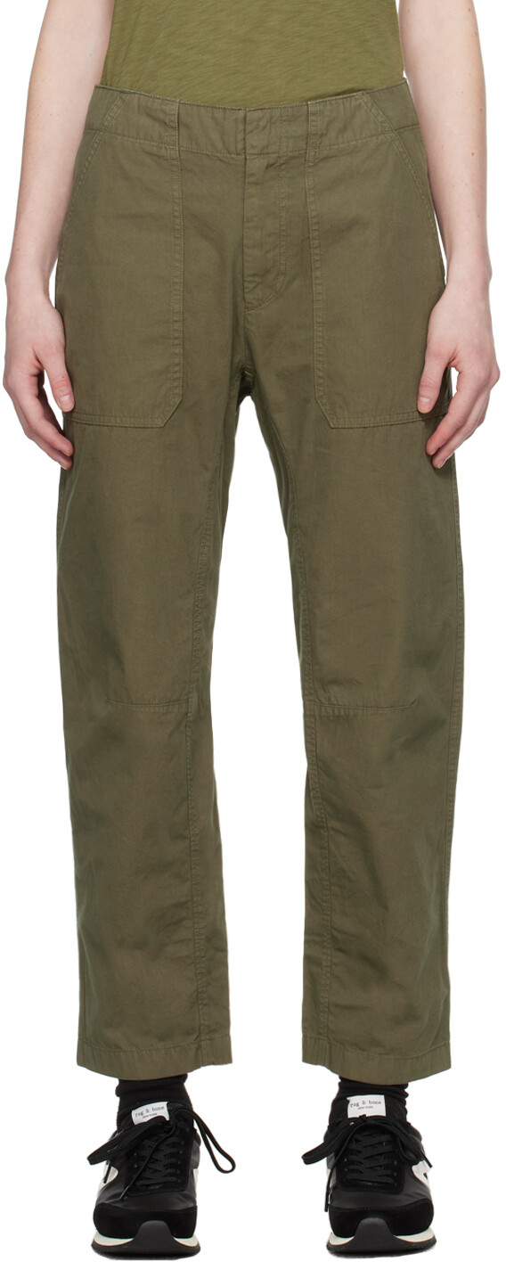 Брюки Лейтон цвета хаки rag & bone, оливково-зеленый
Брюки Лейтон цвета хаки rag & bone, оливково-зеленый