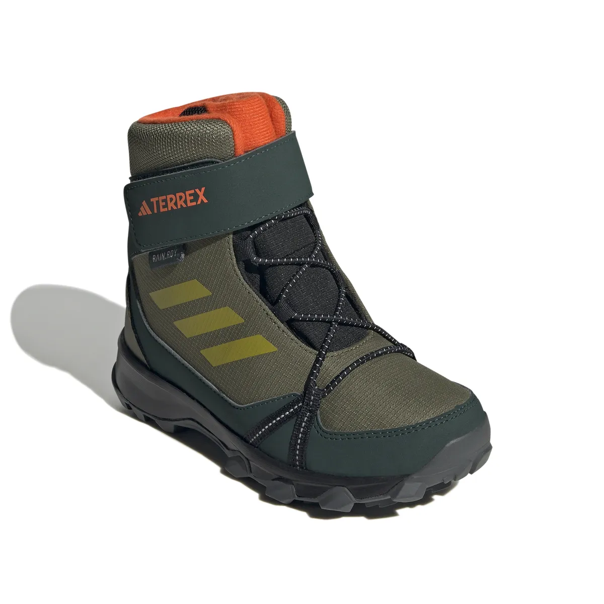 Зимние ботинки adidas TERREX "TERREX SNOW HOOK-AND-LOOP COLD.RDY WINTER", водонепроницаемые и согревающие, цвет Focus Olive / Pulse Olive / Impact Orange
Зимние ботинки adidas TERREX "TERREX SNOW HOOK-AND-LOOP COLD.RDY WINTER", водонепроницаемые и согревающие, цвет Focus Olive / Pulse Olive / Impact Orange