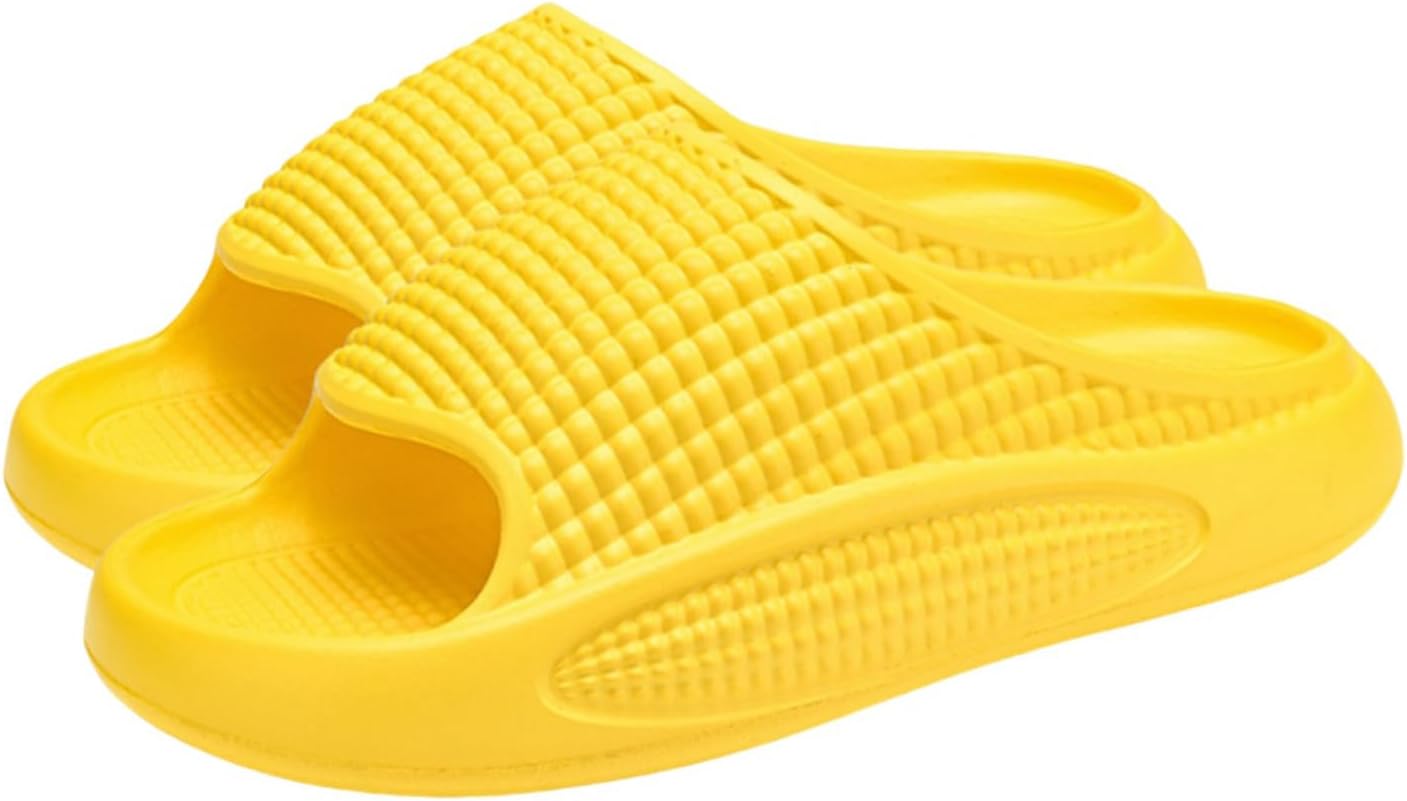 Тапочки в форме кукурузы для женщин и мужчин, массажная утолщенная подошва, нескользящие, для душа, для ванной, супер мягкие, удобные домашние тапочки-облака для дома и улицы (44-45, желтые) Znel
Тапочки в форме кукурузы для женщин и мужчин, массажная утолщенная подошва, нескользящие, для душа, для ванной, супер мягкие, удобные домашние тапочки-облака для дома и улицы (44-45, желтые) Znel