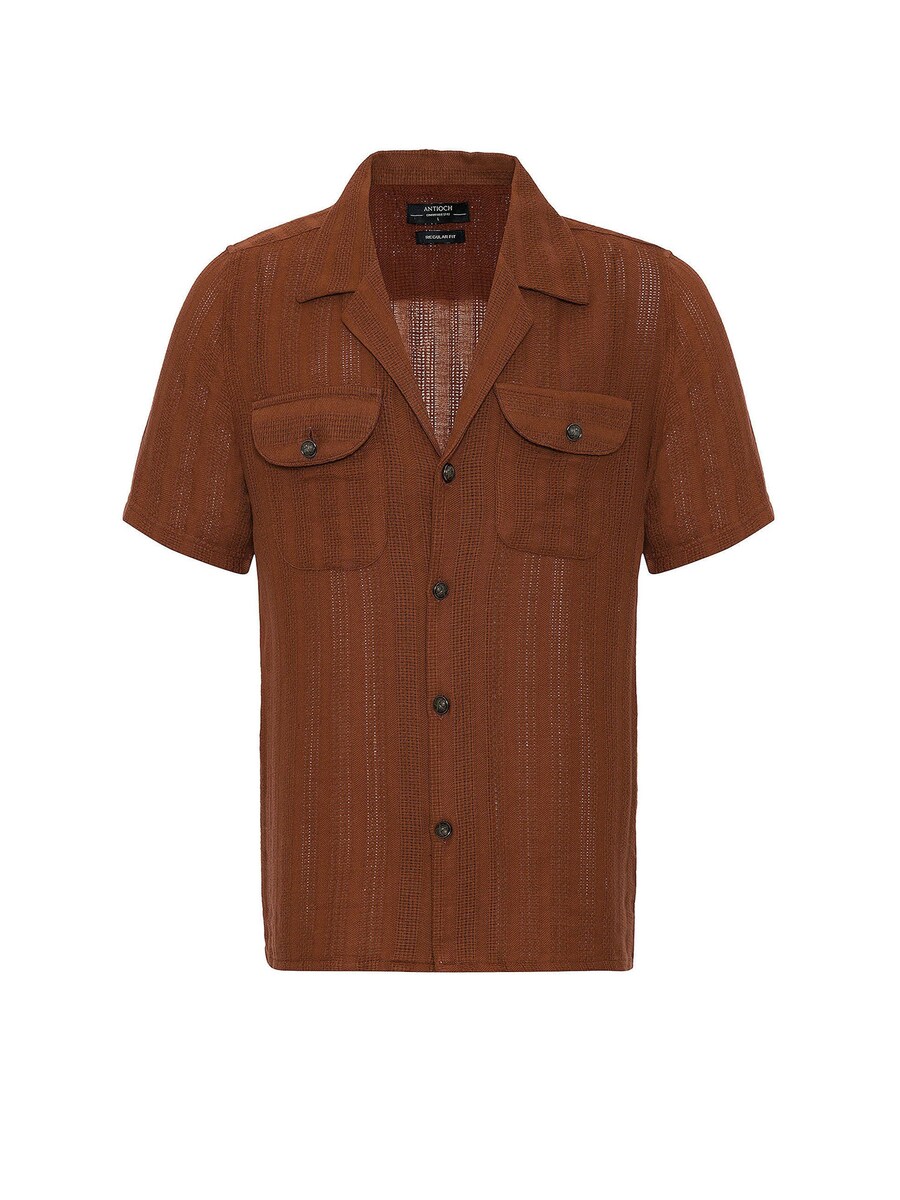Рубашка на пуговицах классического кроя Antioch, коричневый
Рубашка на пуговицах классического кроя Antioch, коричневый