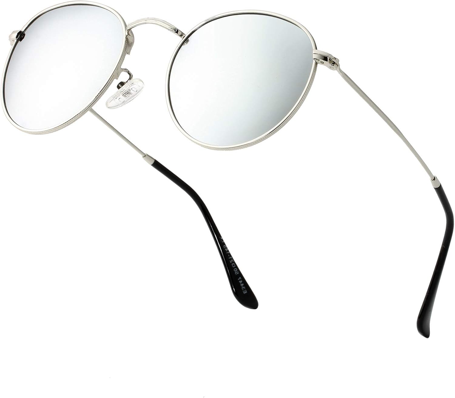 Небольшие круглые поляризованные солнцезащитные очки для женщин и мужчин, классический ретро-стиль, круглая металлическая оправа, защита от УФ-излучения Teumire, B6 Silver Frame/Silver Mirrored
Небольшие круглые поляризованные солнцезащитные очки для женщин и мужчин, классический ретро-стиль, круглая металлическая оправа, защита от УФ-излучения Teumire, B6 Silver Frame/Silver Mirrored