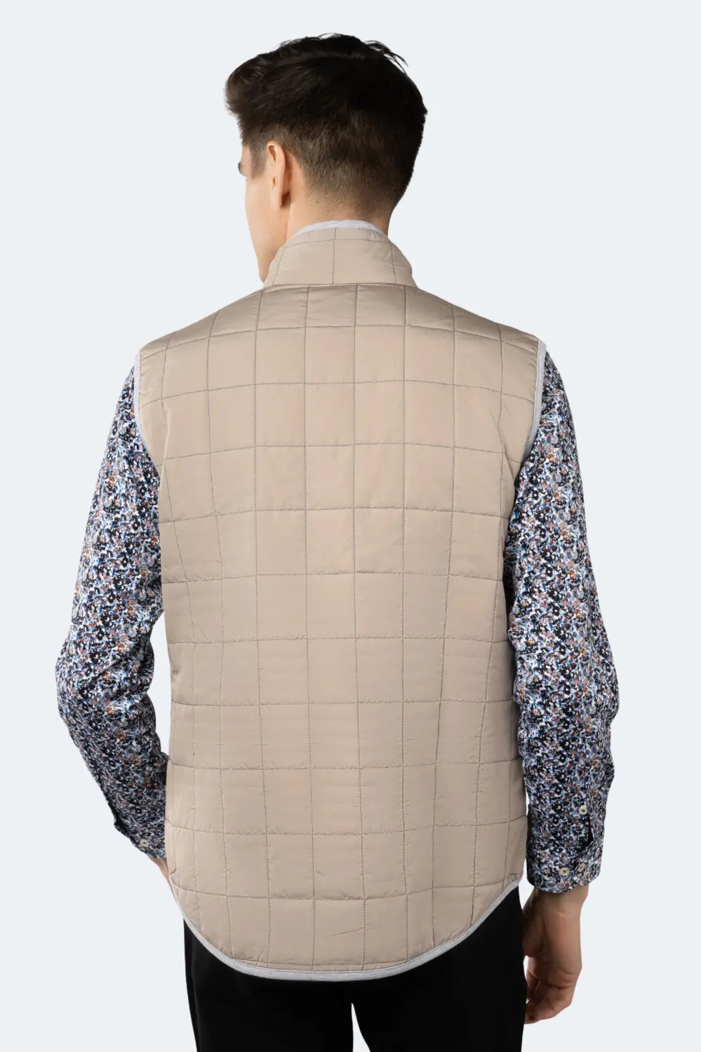 Бежевый стеганый жилет на молнии Luchiano Visconti, бежевый
Бежевый стеганый жилет на молнии Luchiano Visconti, бежевый