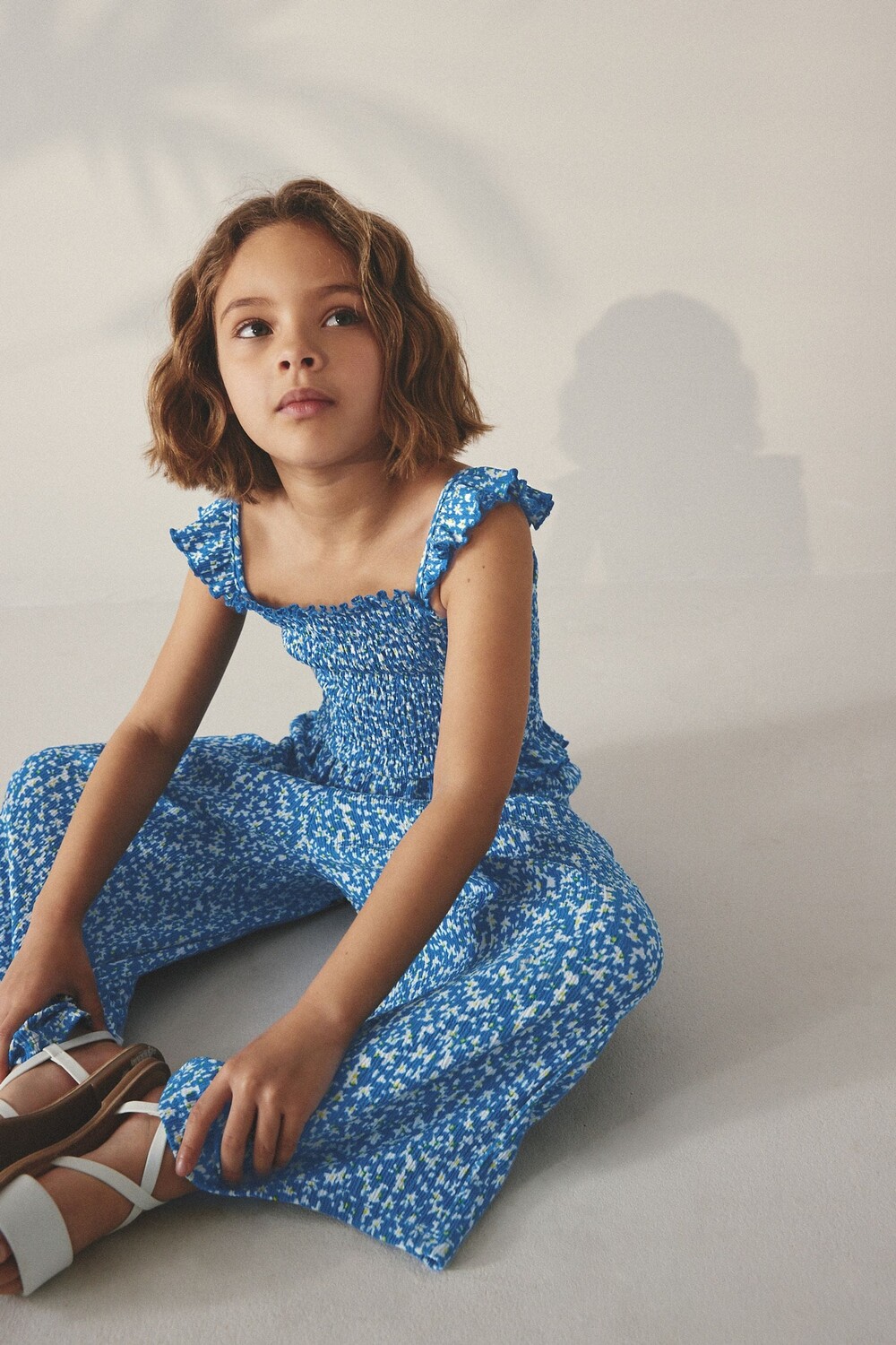 Текстурированный комбинезон из джерси с рюшами (3–16 лет) Next, синий
Текстурированный комбинезон из джерси с рюшами (3–16 лет) Next, синий