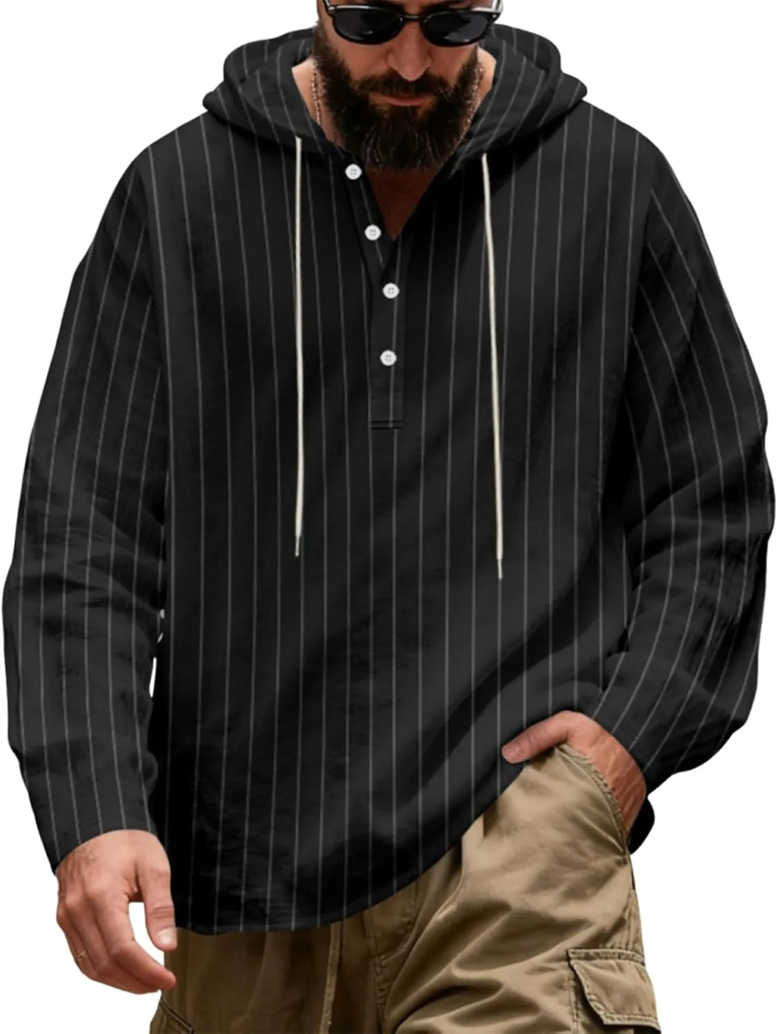 Оверсайз худи для мужчин, полоска, лен, легкий
Оверсайз худи для мужчин, полоска, лен, легкий