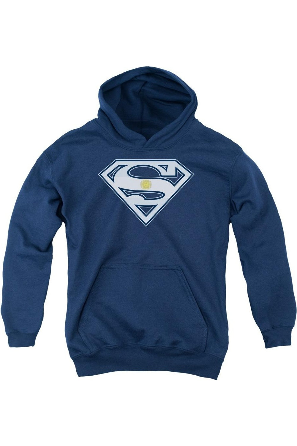 Толстовка с капюшоном Superman с аргентинским гербом для детей Gildan, темно-синий
Толстовка с капюшоном Superman с аргентинским гербом для детей Gildan, темно-синий