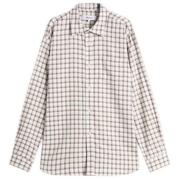 Рубашка из хлопкового мериноса Palmes, белый/коричневый
Рубашка из хлопкового мериноса Palmes, белый/коричневый