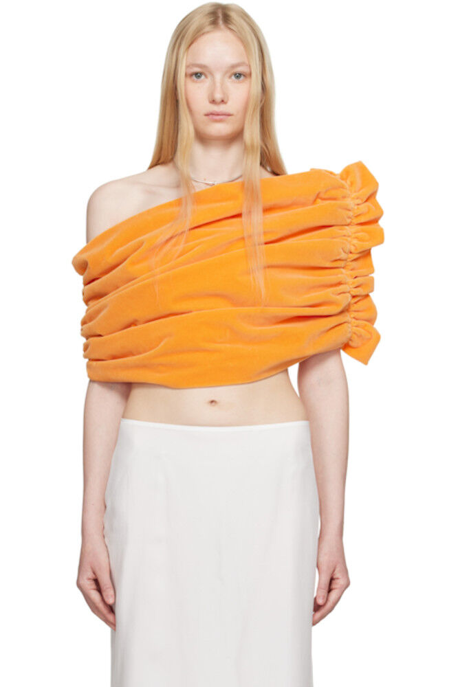 Топ Orange Velvet Shawl Top COLLEEN ALLEN
Топ Orange Velvet Shawl Top COLLEEN ALLEN