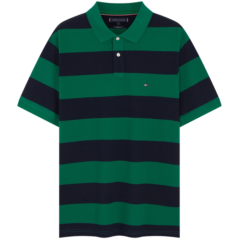 Поло в полоску Tommy Hilfiger, зеленый
Поло в полоску Tommy Hilfiger, зеленый