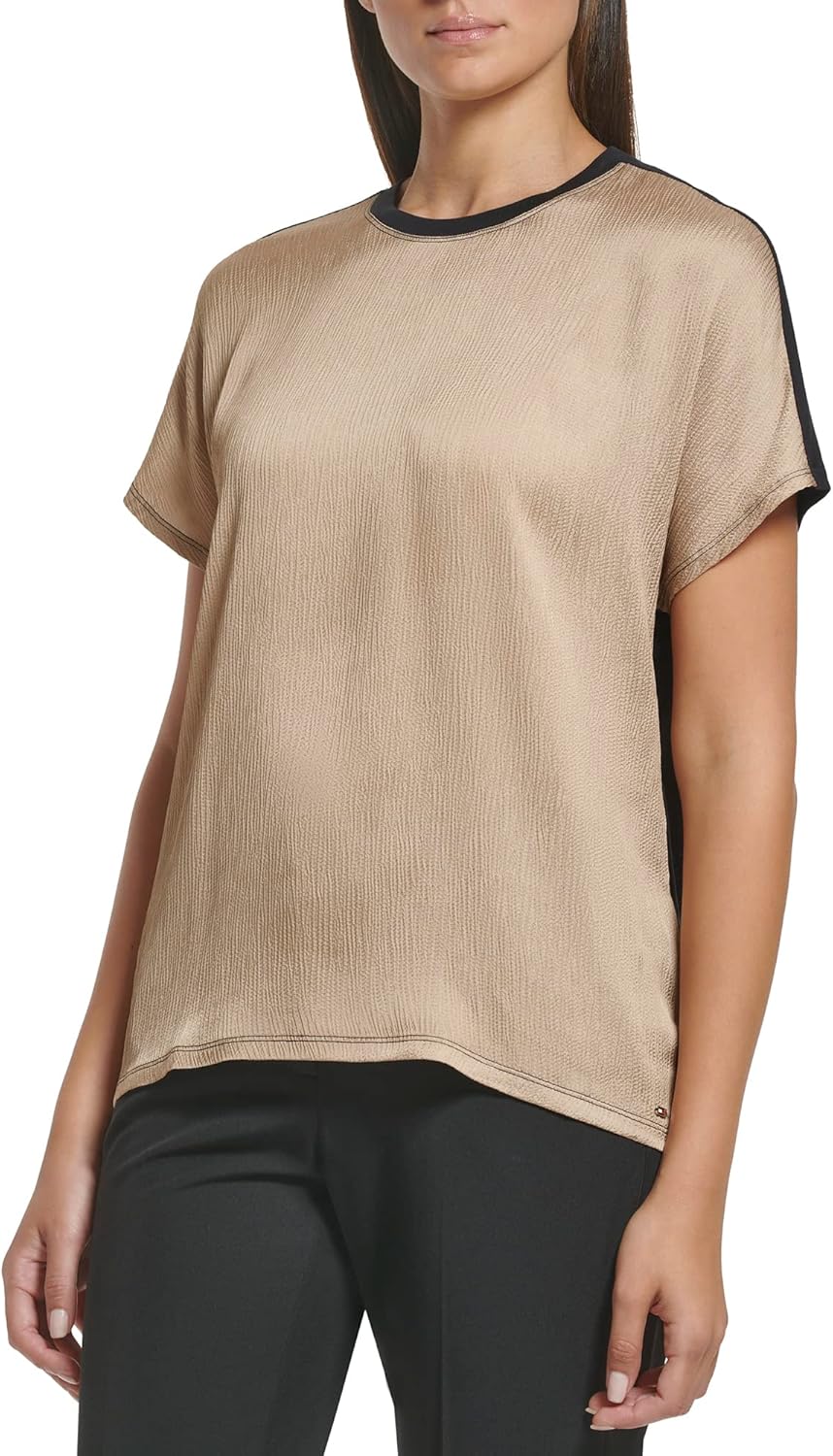 Женская блузка Tommy Hilfiger с коротким рукавом, Copper/Black
Женская блузка Tommy Hilfiger с коротким рукавом, Copper/Black