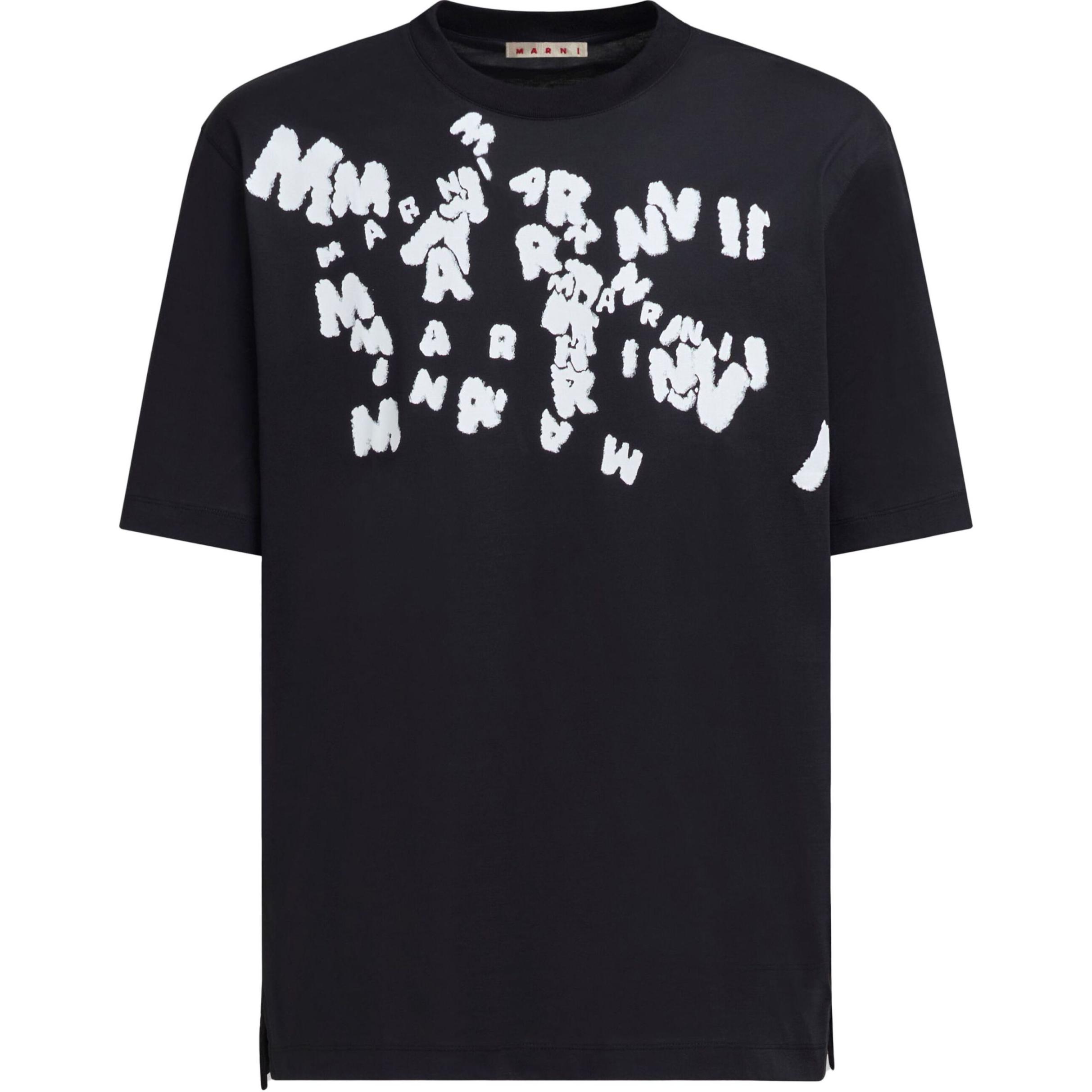 Футболка с принтом логотипа MARNI, черный
Футболка с принтом логотипа MARNI, черный