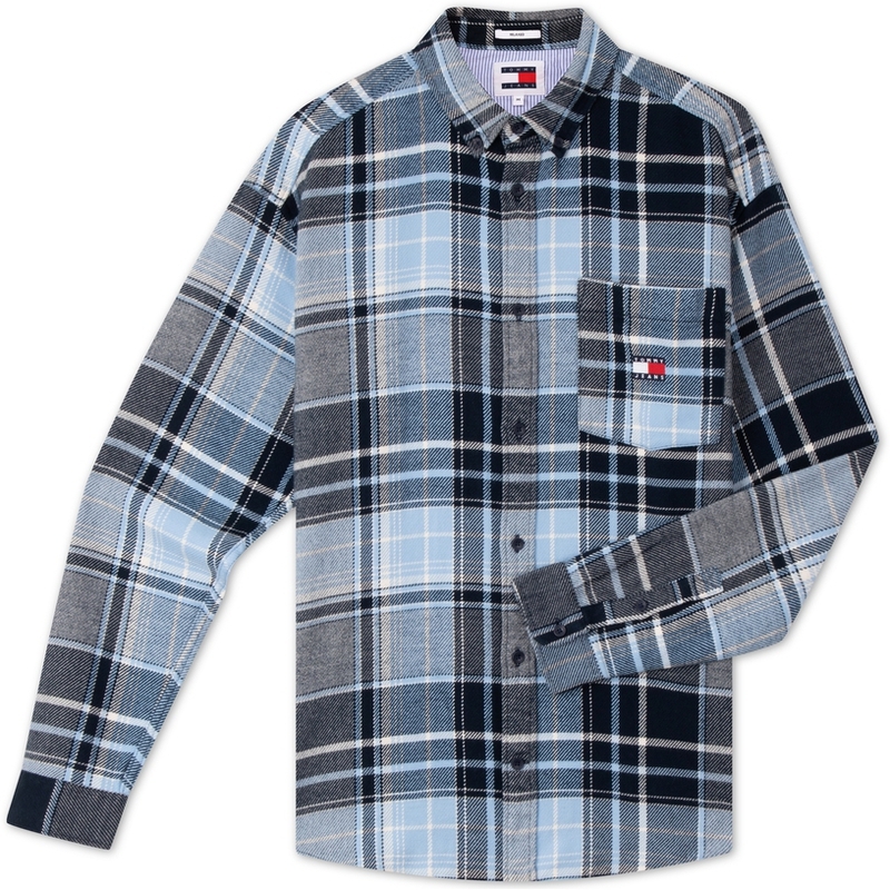 Tommy Hilfiger Рубашка мужская синяя черная клетка
Tommy Hilfiger Рубашка мужская синяя черная клетка