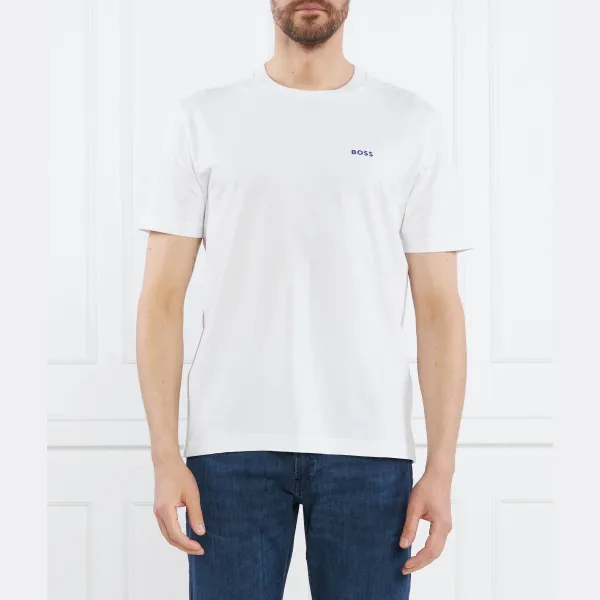 Футболка с лентой 10110340 01 приталенного кроя Boss, белый
Футболка с лентой 10110340 01 приталенного кроя Boss, белый
