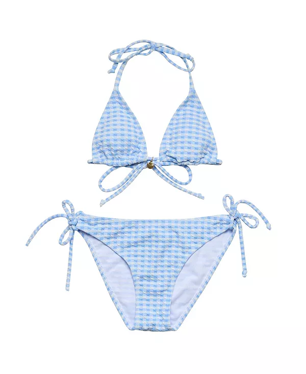 Детский треугольный бикини в морскую клетку - для девочек постарше Snapper Rock, синий
Детский треугольный бикини в морскую клетку - для девочек постарше Snapper Rock, синий