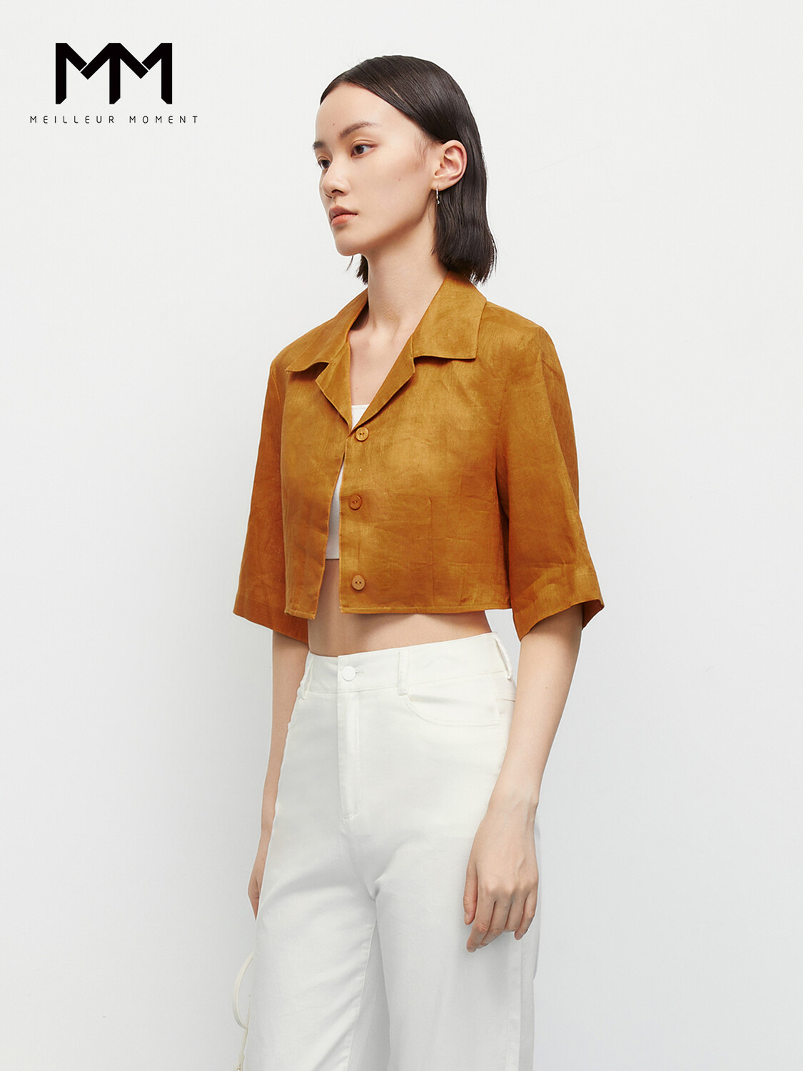 Льняная куртка Mai Meng с короткими рукавами, светло-коричневый
Льняная куртка Mai Meng с короткими рукавами, светло-коричневый