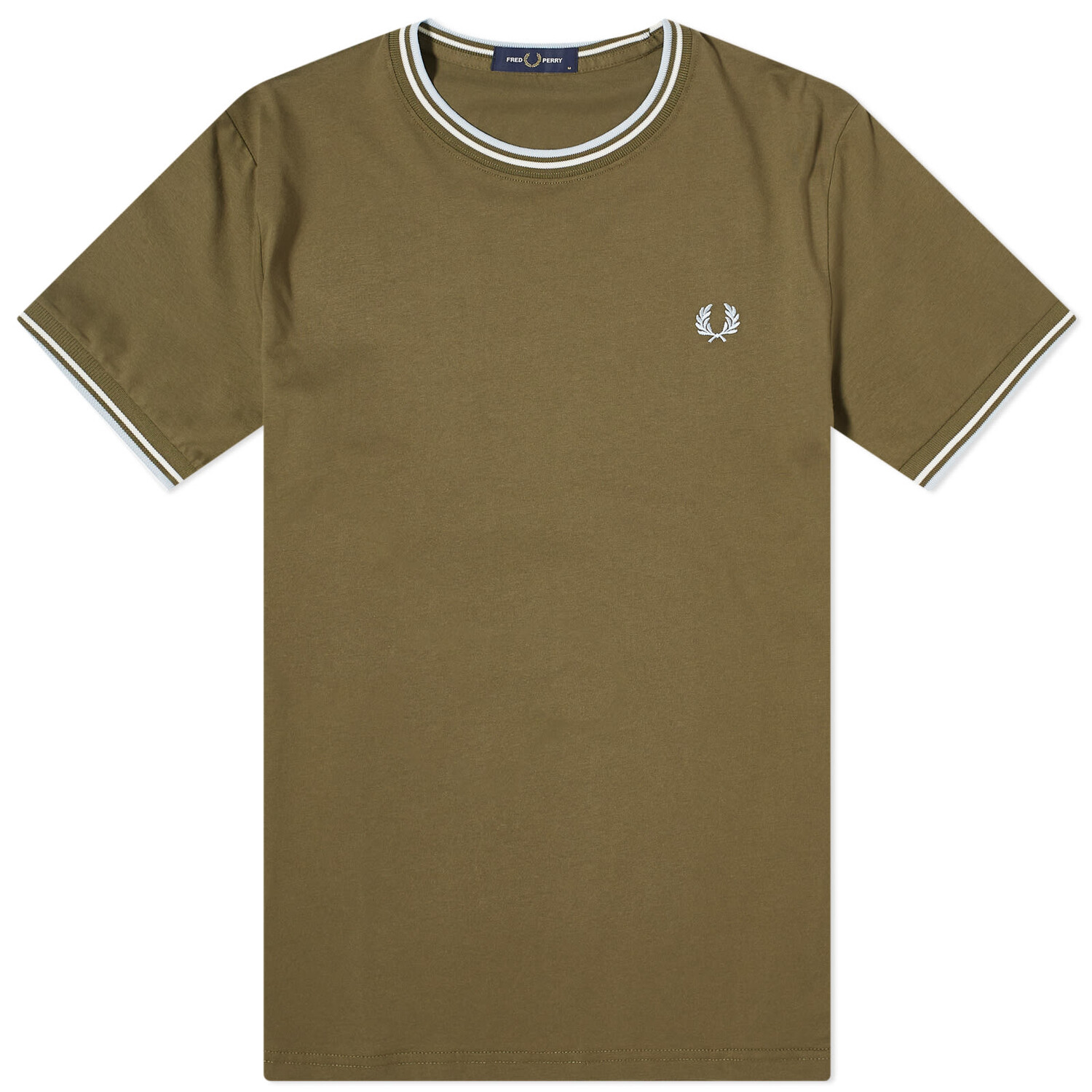 Футболка Fred Perry Twin Tipped T-Shirt, цвет Uniform Green, Snow White & Light Ice
Футболка Fred Perry Twin Tipped T-Shirt, цвет Uniform Green, Snow White & Light Ice