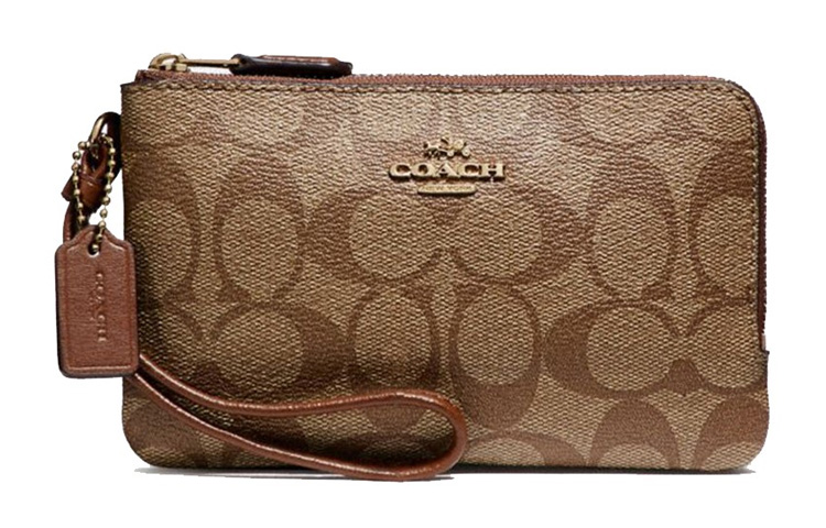 COACH Клатч на молнии с угловой застежкой из ПВХ, женский, коричневый
COACH Клатч на молнии с угловой застежкой из ПВХ, женский, коричневый