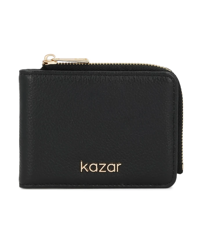 Практичный черный кошелек Kazar, черный
Практичный черный кошелек Kazar, черный