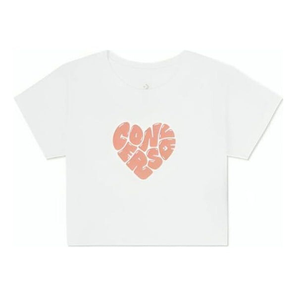 Футболка colourful heart t-shirt 'white' Converse, белый 
Футболка colourful heart t-shirt 'white' Converse, белый