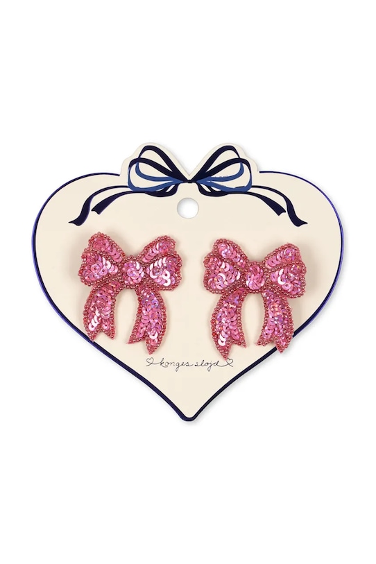 Детские заколки для волос, набор из 2 заколок-бантов с пайетками Konges Sløjd, розовый
Детские заколки для волос, набор из 2 заколок-бантов с пайетками Konges Sløjd, розовый