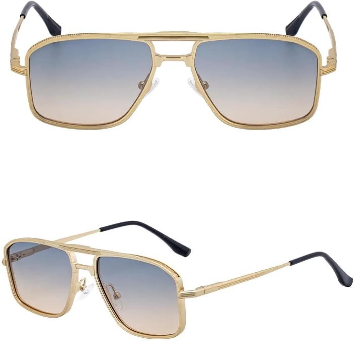 Большие солнцезащитные очки для мужчин и женщин, роскошные, винтажные, с двойным лучом, в стиле панк, с защитой от УФ-излучения UV400 TVTBBVV, C5goldgreenyellow
Большие солнцезащитные очки для мужчин и женщин, роскошные, винтажные, с двойным лучом, в стиле панк, с защитой от УФ-излучения UV400 TVTBBVV, C5goldgreenyellow