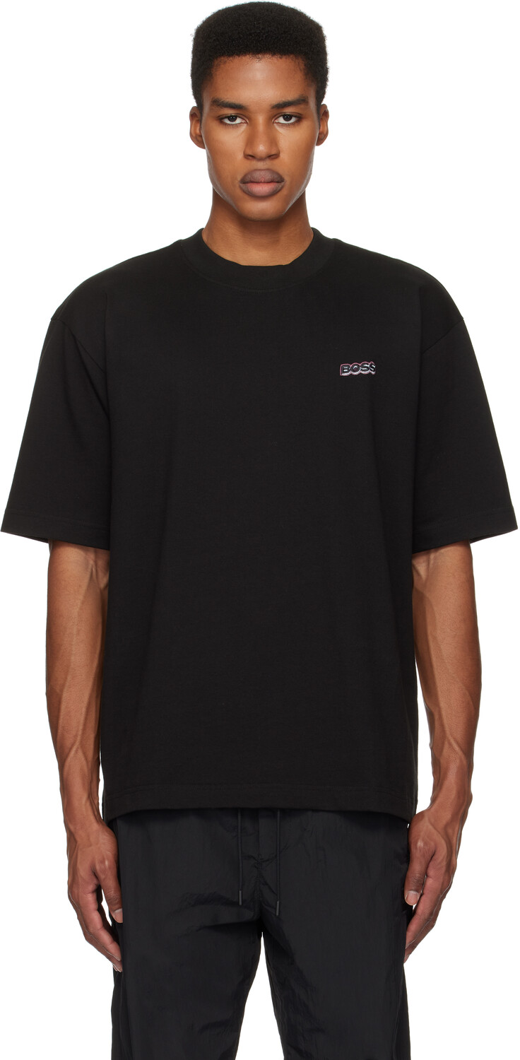 Футболка с вышитым логотипом BOSS, черный
Футболка с вышитым логотипом BOSS, черный