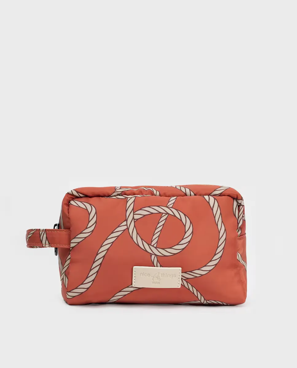 Женская стеганая косметичка с принтом и застежкой-молнией Nice Things, оранжевый
Женская стеганая косметичка с принтом и застежкой-молнией Nice Things, оранжевый