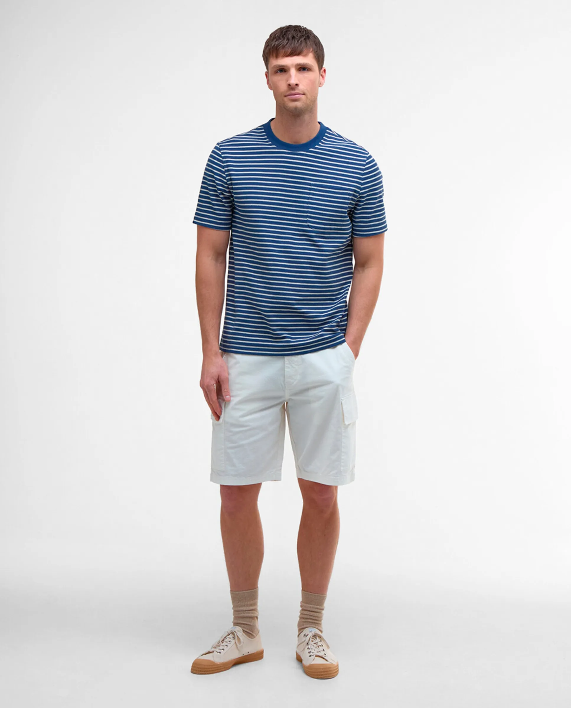 Мужские бермуды гладкие карго Barbour, белый
Мужские бермуды гладкие карго Barbour, белый