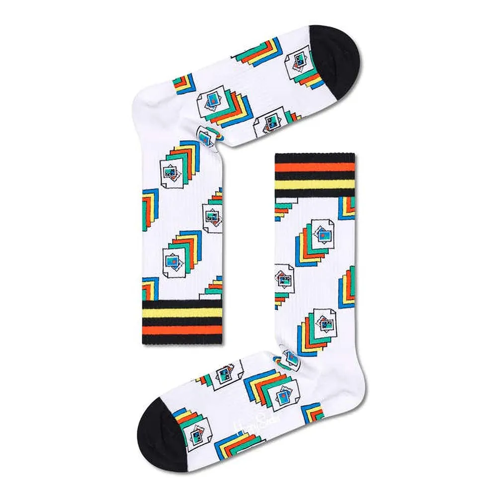 Носки Happy Photos Thin Crew long, белый 
Носки Happy Photos Thin Crew long, белый