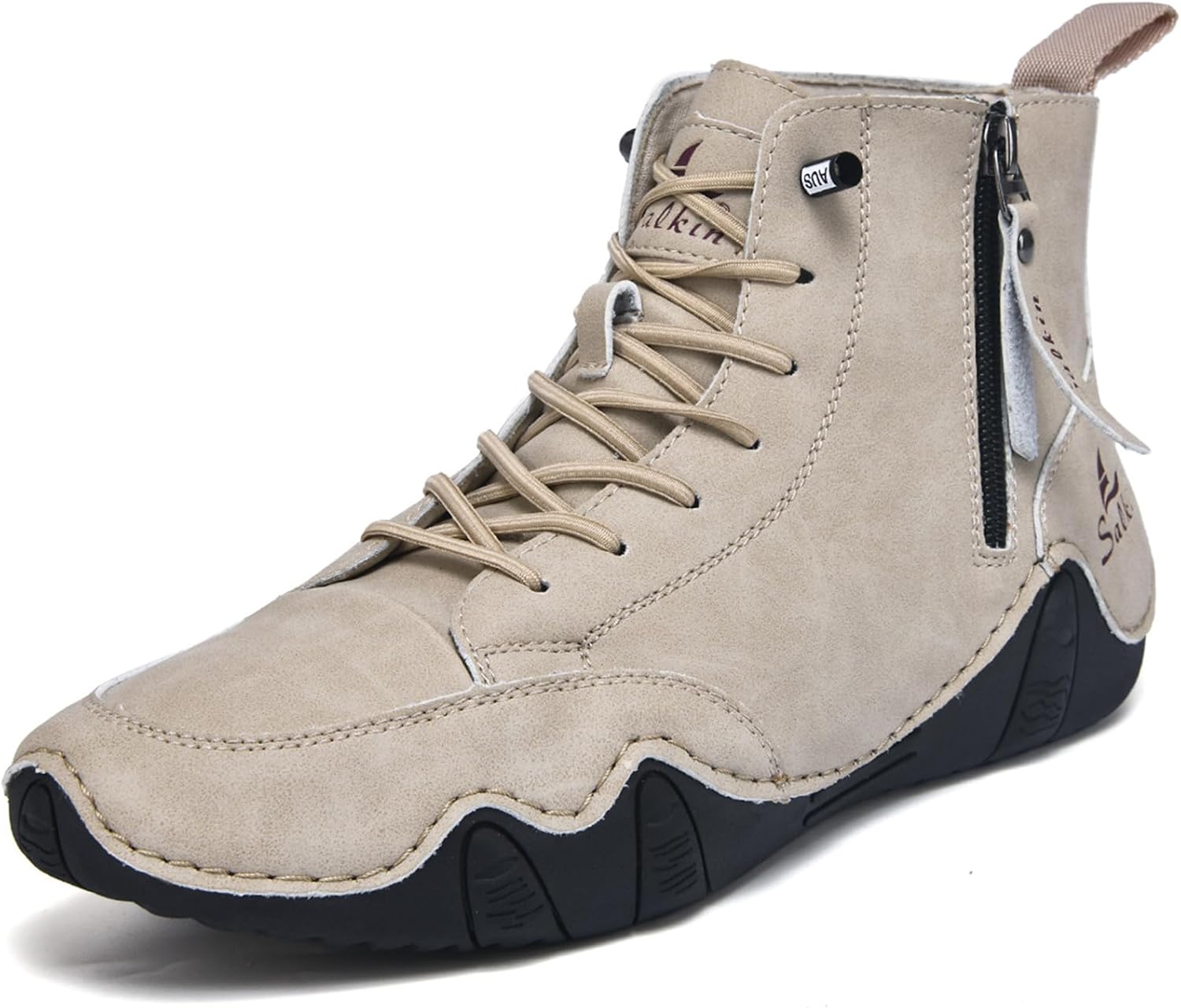 Мужские повседневные кожаные ботинки на шнуровке с ручной прошивкой, с боковой молнией, легкие, удобные, нескользящие чукка-бутсы для деловой езды, прогулок и повседневной носки Adkgbe, Apricot
Мужские повседневные кожаные ботинки на шнуровке с ручной прошивкой, с боковой молнией, легкие, удобные, нескользящие чукка-бутсы для деловой езды, прогулок и повседневной носки Adkgbe, Apricot