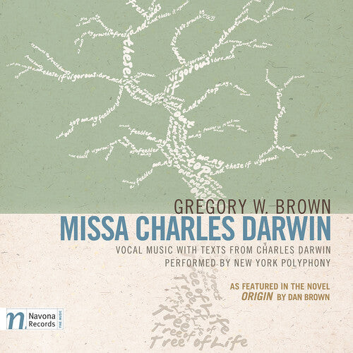 CD диск Brown / New York Polyphony: Missa Charles Darwin 
CD диск Brown / New York Polyphony: Missa Charles Darwin