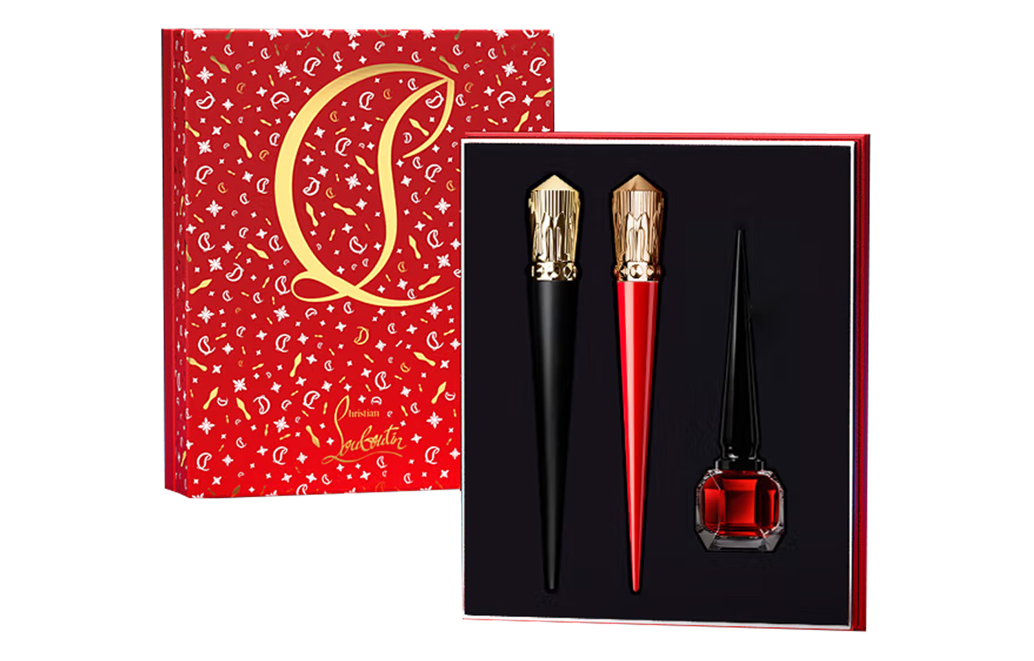 Christian Louboutin CL LUBOTING рождественский лимитированный набор макияжа красная коробка на высоком каблуке легко растушевывается 9мл+2г+2г
Christian Louboutin CL LUBOTING рождественский лимитированный набор макияжа красная коробка на высоком каблуке легко растушевывается 9мл+2г+2г