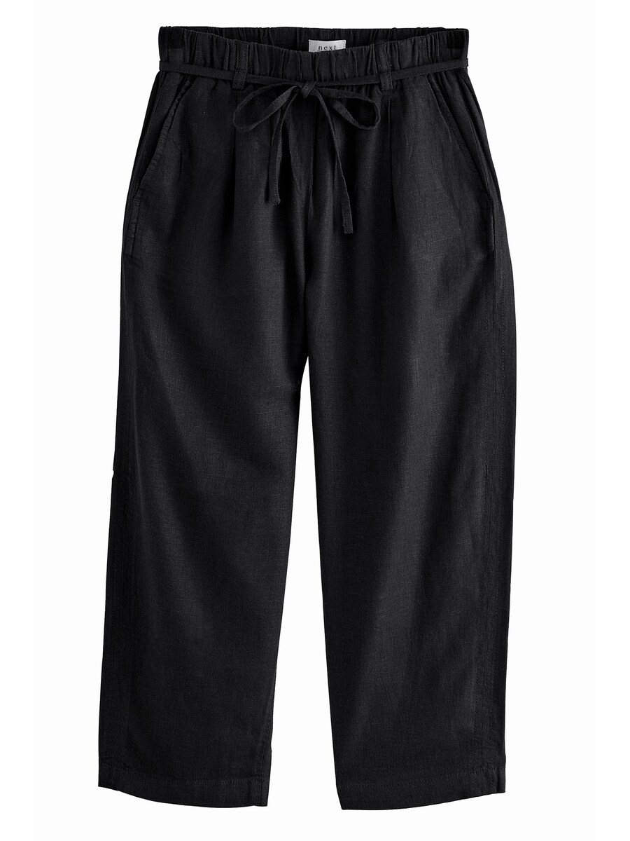 Брюки свободного кроя Next, черный 
Брюки свободного кроя Next, черный