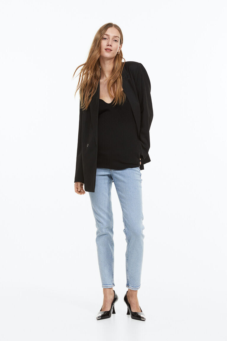 Узкие джинсы до щиколотки H&M, синий
Узкие джинсы до щиколотки H&M, синий