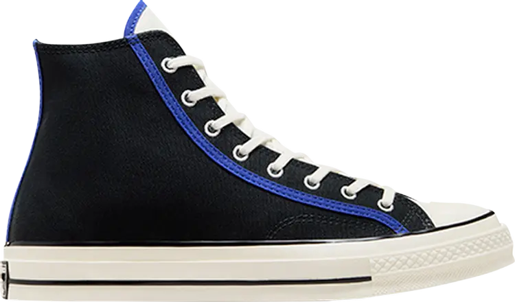 Кроссовки Chuck 70 High 'Black Blue Flame', черный
Кроссовки Chuck 70 High 'Black Blue Flame', черный