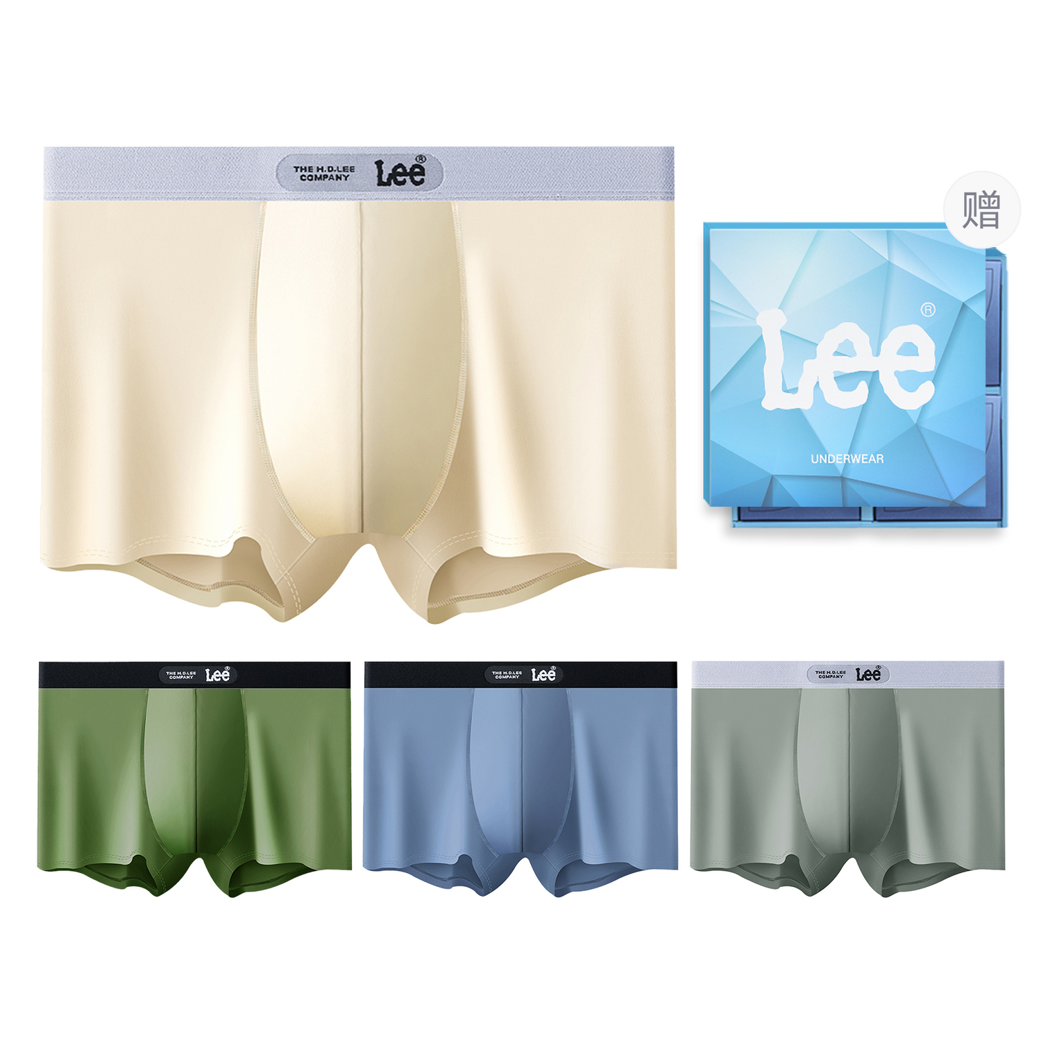 Lee Подарочный набор мужского белья 4 шт
Lee Подарочный набор мужского белья 4 шт